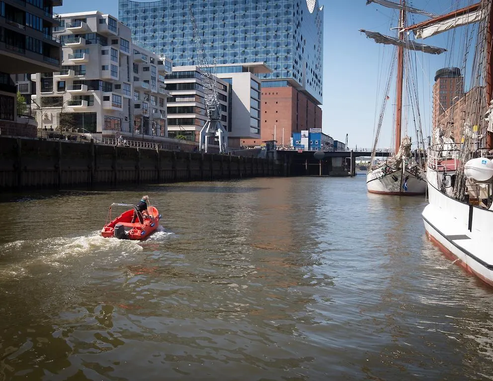 Apartmán Horus Hausboot Hamburk