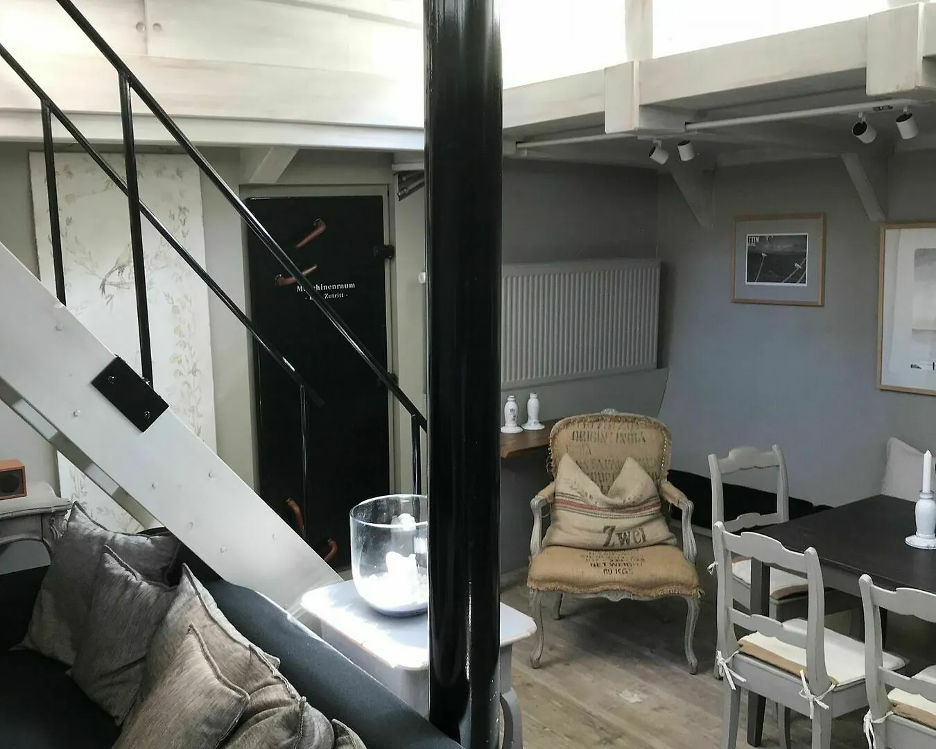 Ferienwohnung Horus Hausboot Hamburg